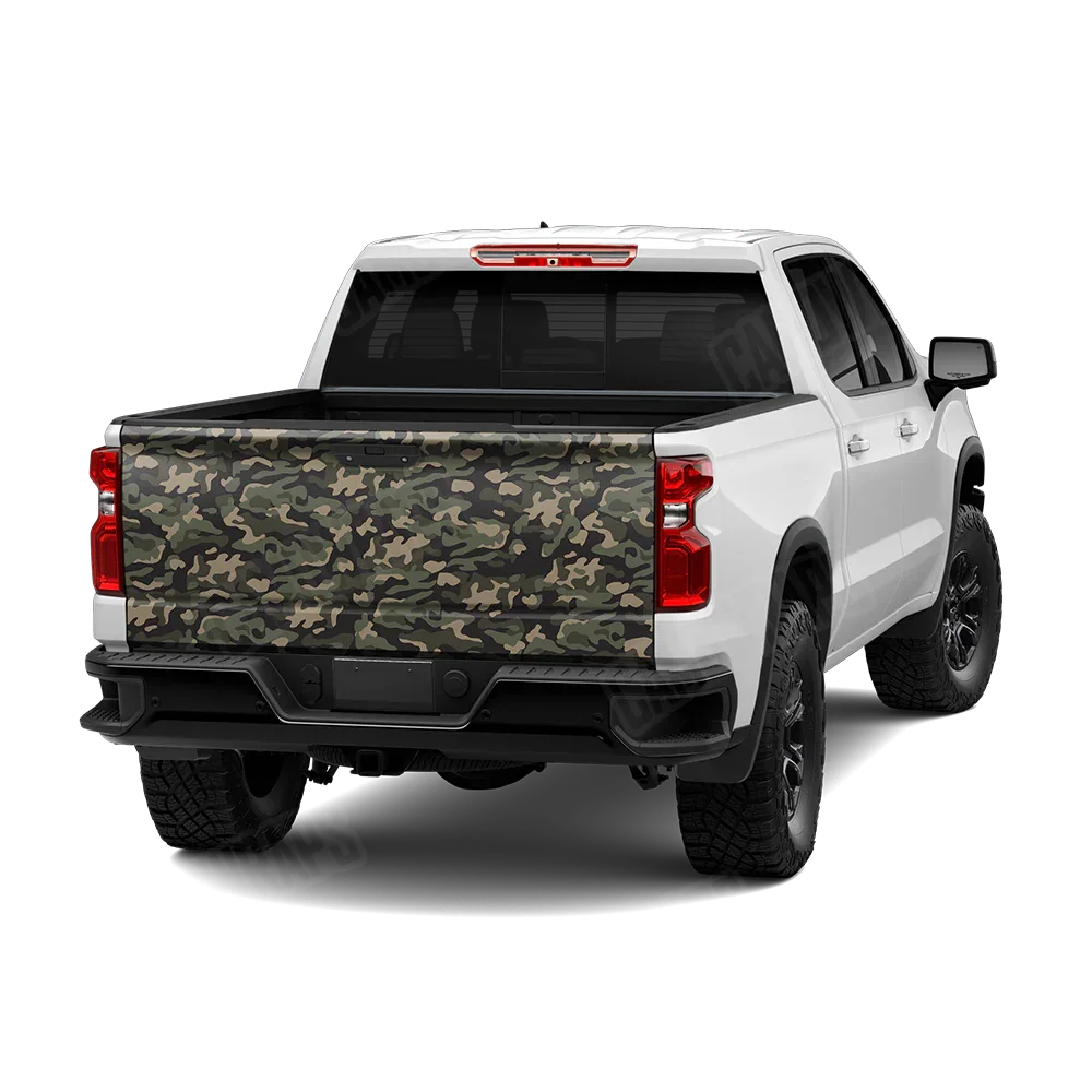 Classic Militant Green Tailgate Wraps