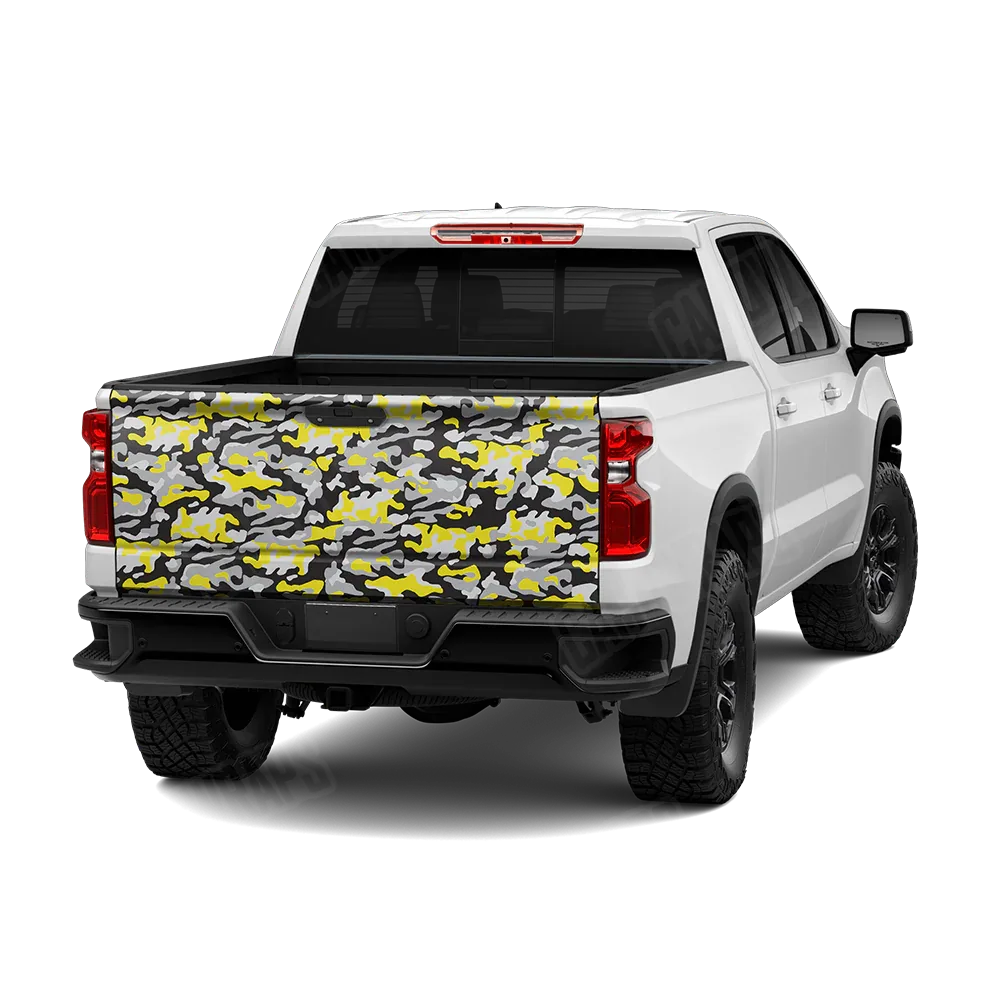 Classic Yellow Tiger Tailgate Wraps