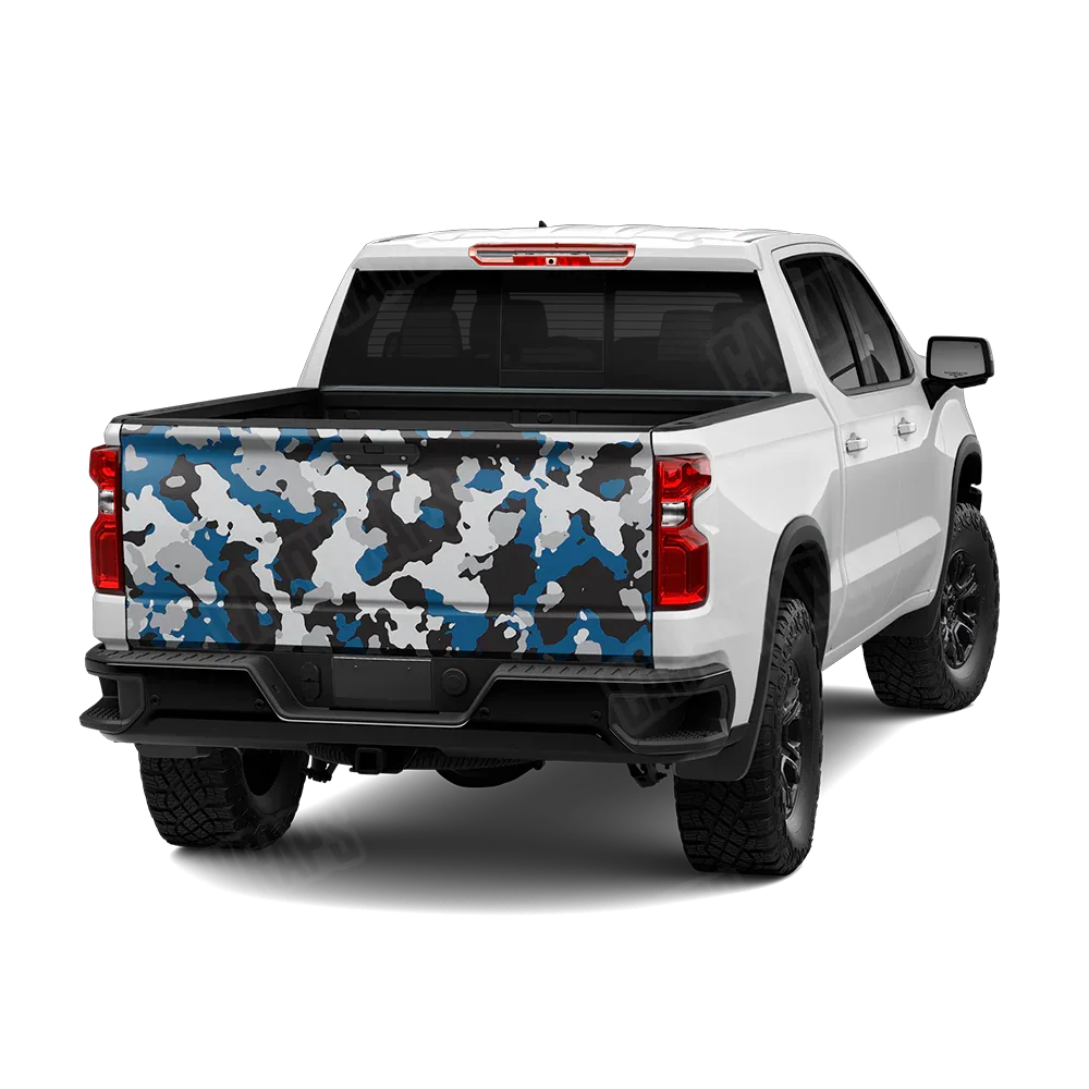 Cumulus Blue Tiger Tailgate Wraps
