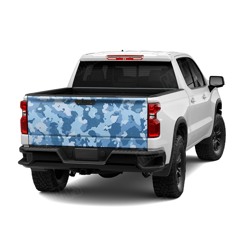 Cumulus Cool Blue Tailgate Wraps