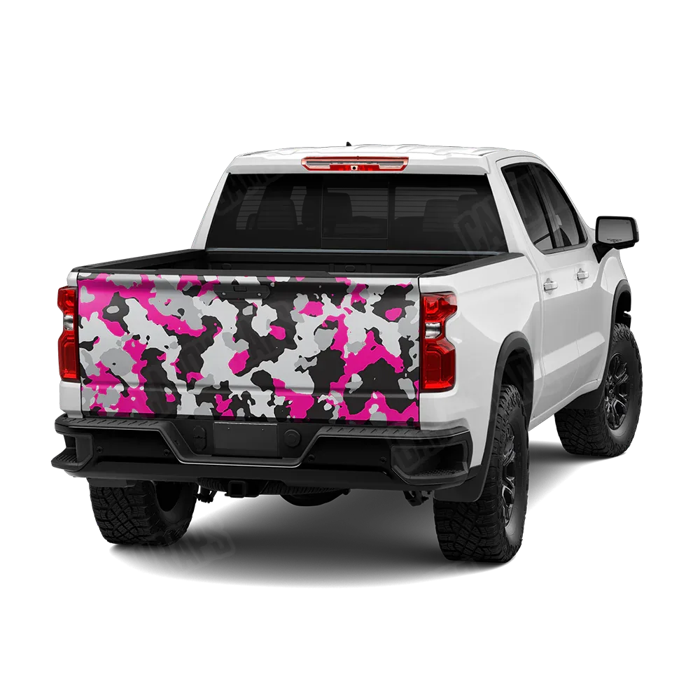 Cumulus Magenta Tiger Tailgate Wraps