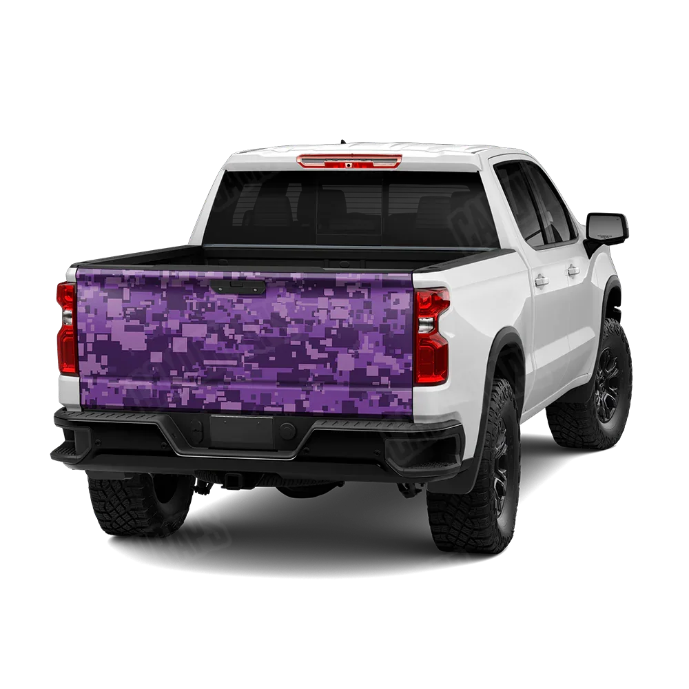 Digital Elite Purple Tailgate Wraps