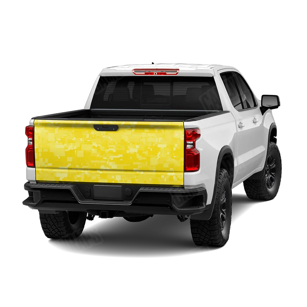 Digital Elite Yellow Tailgate Wraps