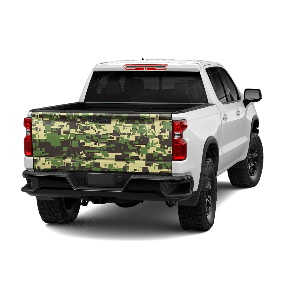 Digital Jungle Tailgate Wraps
