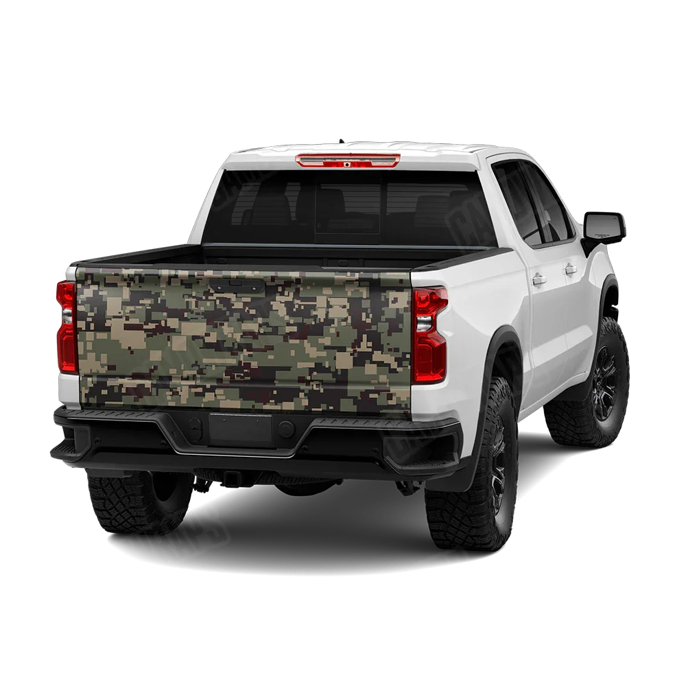 Digital Militant Blood Tailgate Wraps