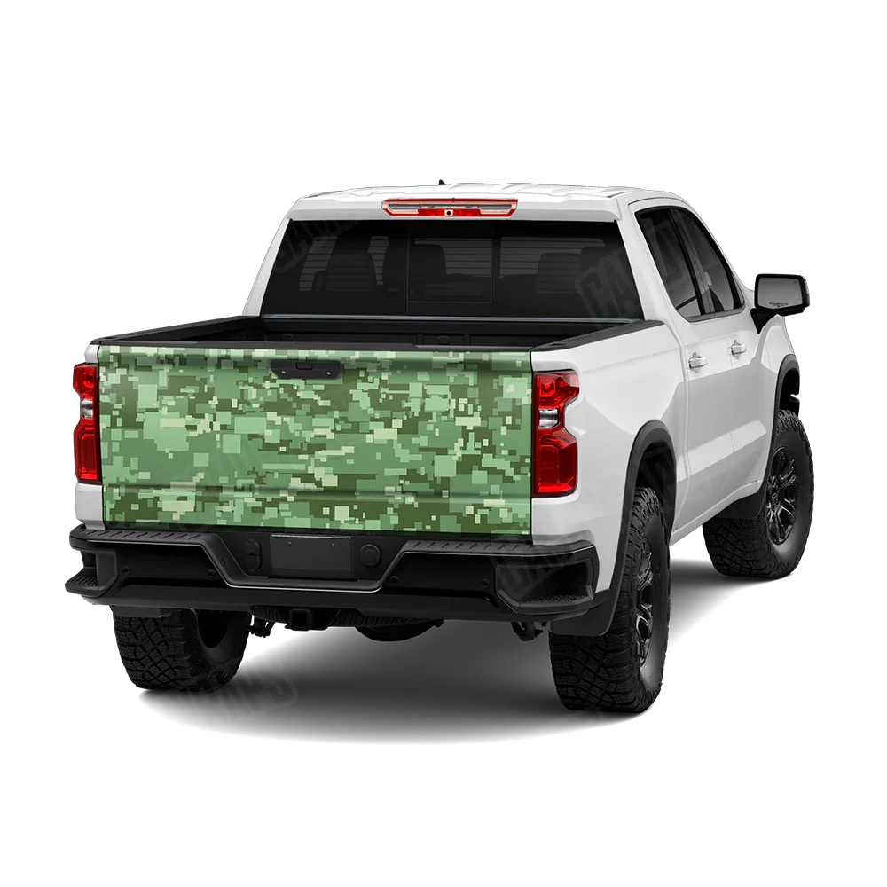 Digital Pistachio Tailgate Wraps
