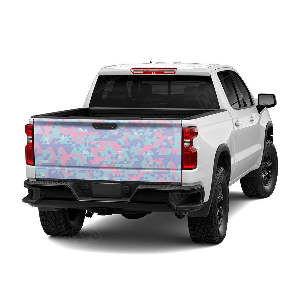 Triangle Cotton Candy Tailgate Wraps
