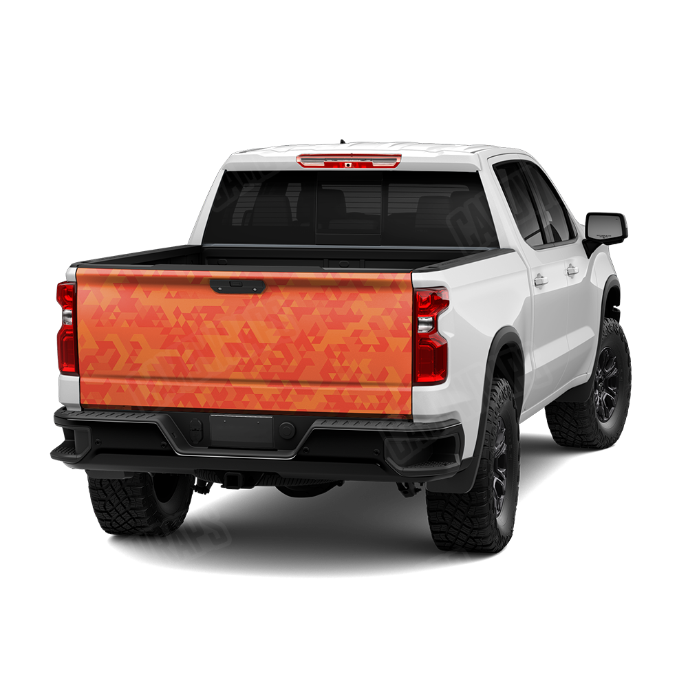 Triangle Elite Orange Tailgate Wraps
