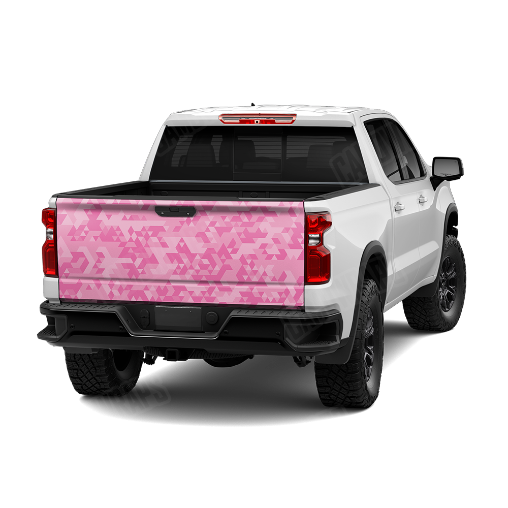 Triangle Elite Pink Tailgate Wraps