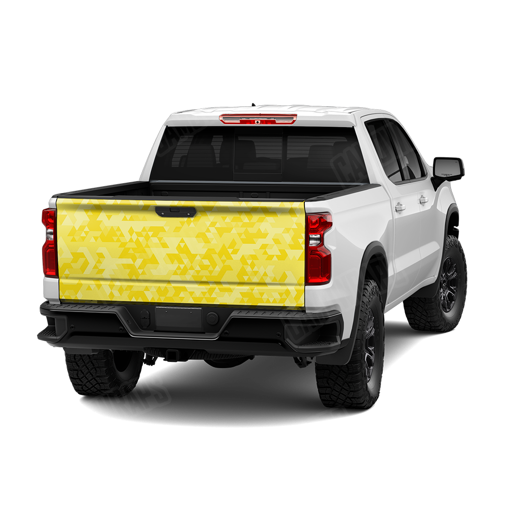 Triangle Elite Yellow Tailgate Wraps