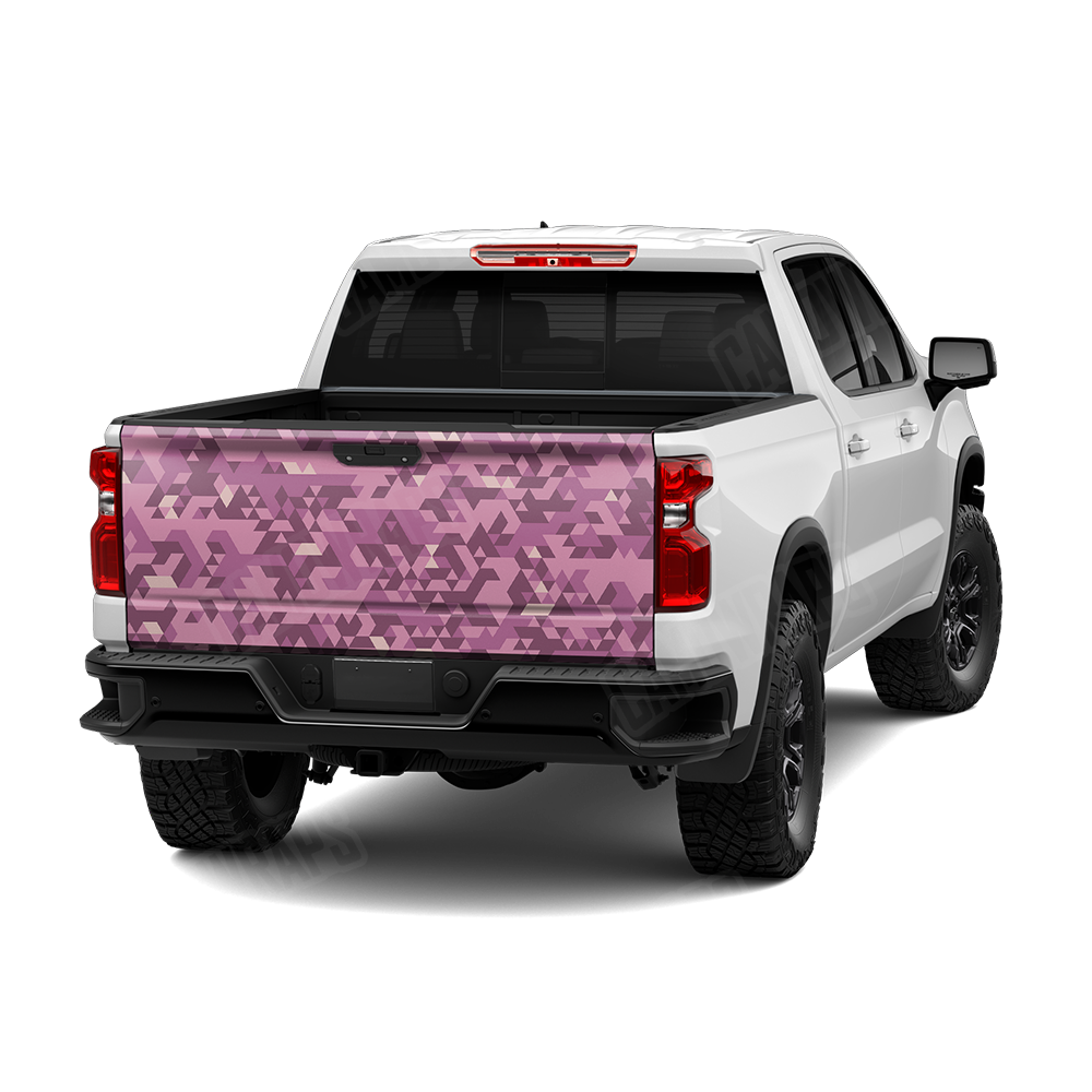 Triangle Floral Tailgate Wraps