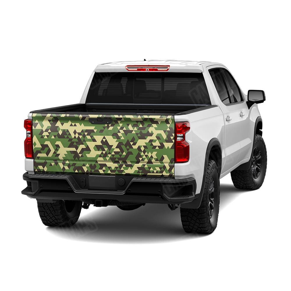 Triangle Jungle Tailgate Wraps