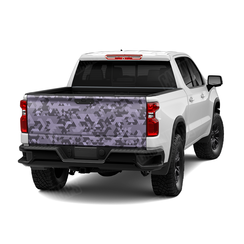 Triangle Lilac Tailgate Wraps