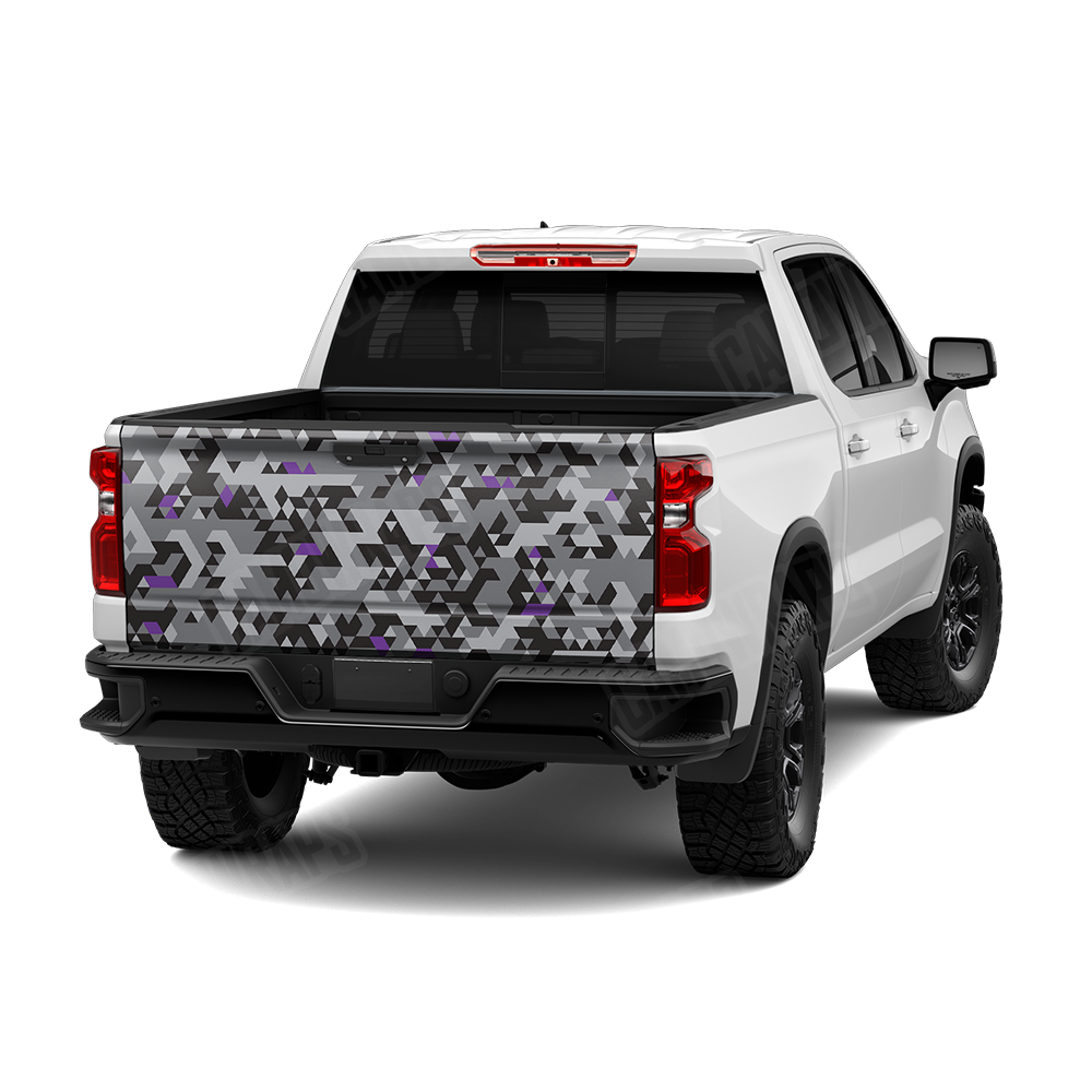 Triangle Urban Purple Tailgate Wraps