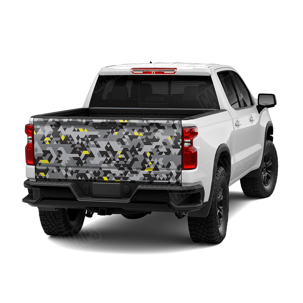 Triangle Urban Yellow Tailgate Wraps