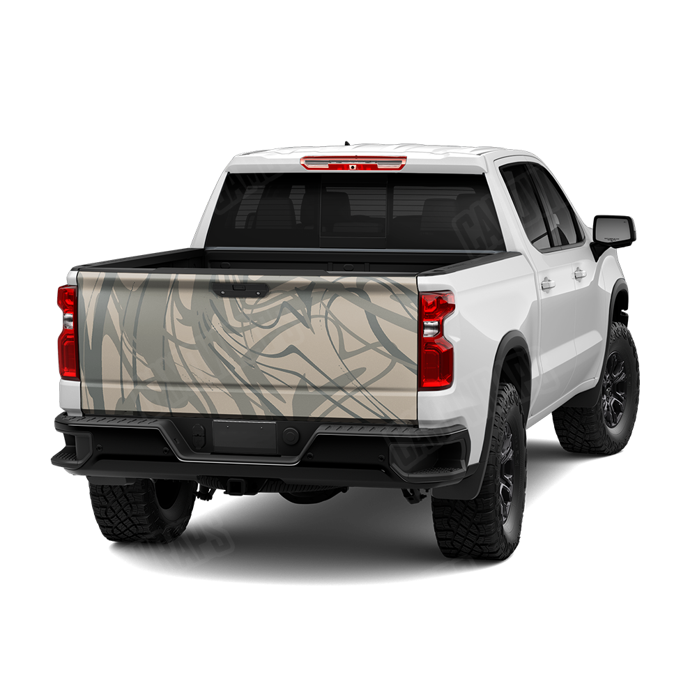 Liquid Smoke Army Tailgate Wraps