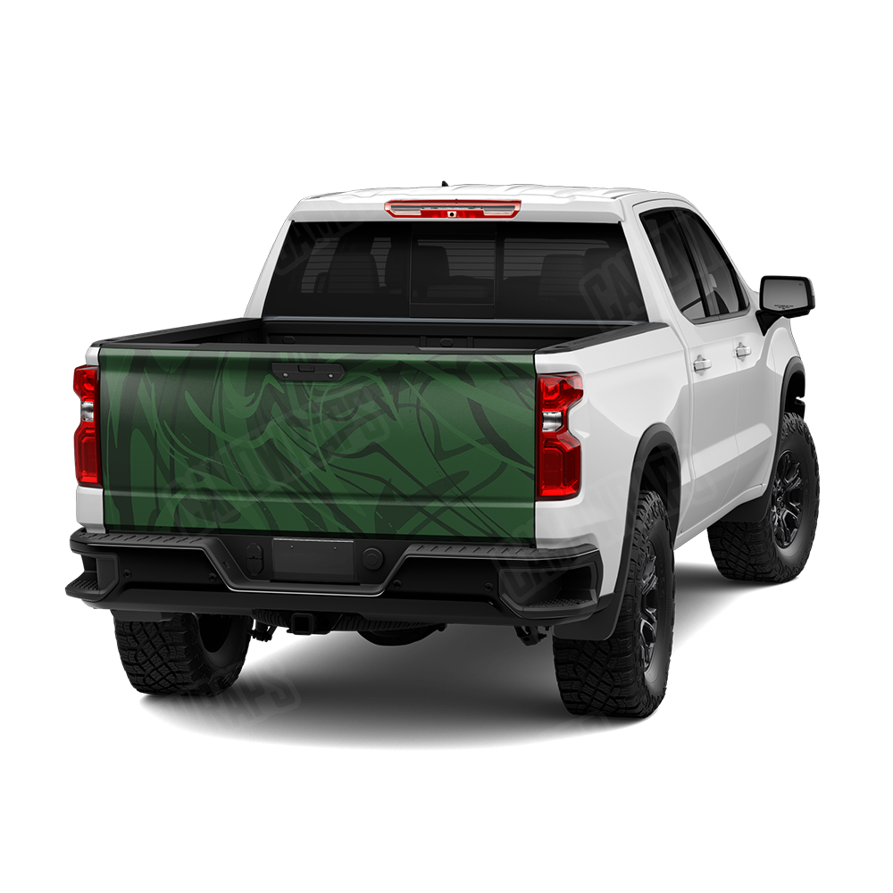 Liquid Smoke Elite Green Tailgate Wraps