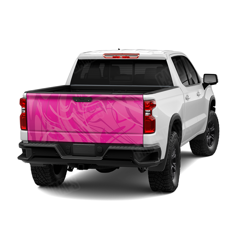 Liquid Smoke Elite Magenta Tailgate Wraps