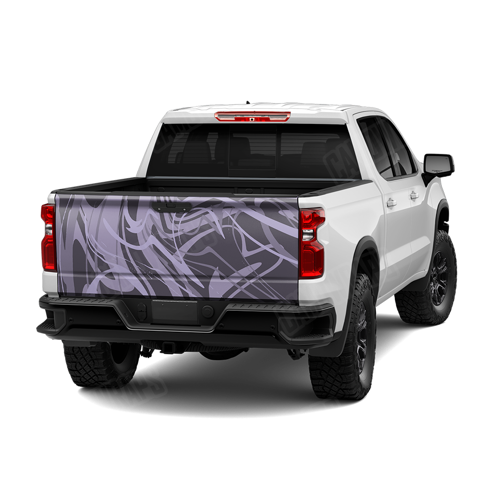 Liquid Smoke Lilac Tailgate Wraps