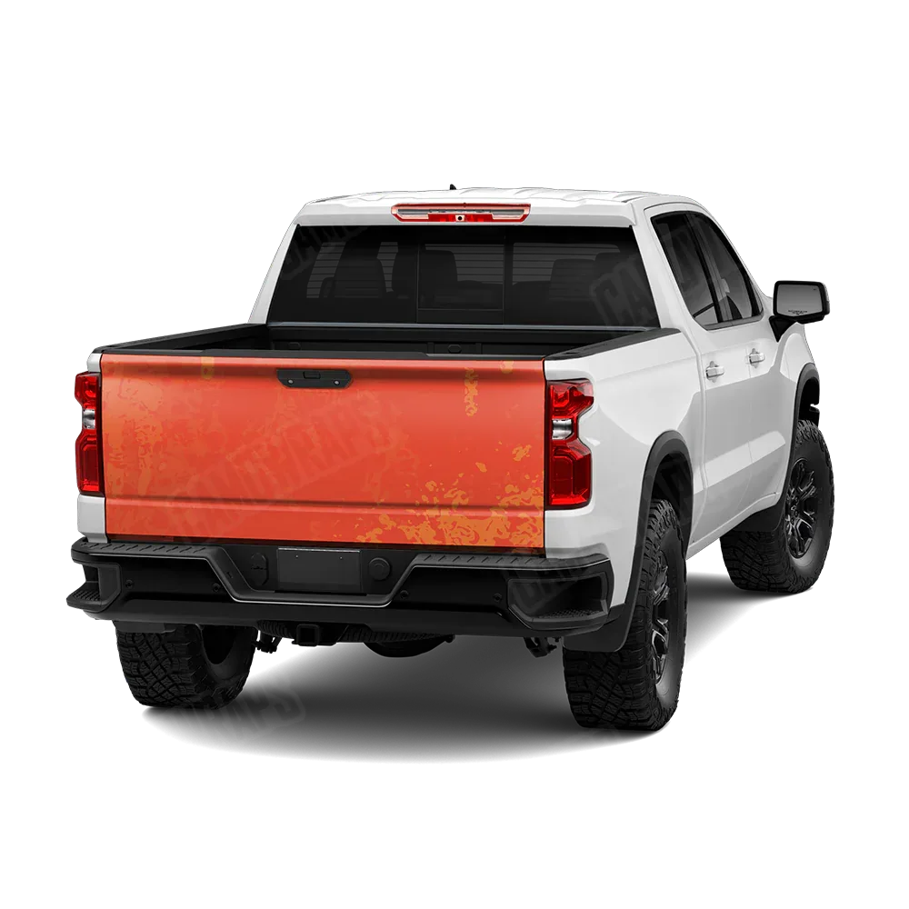 Pasted Elite Orange Tailgate Wraps