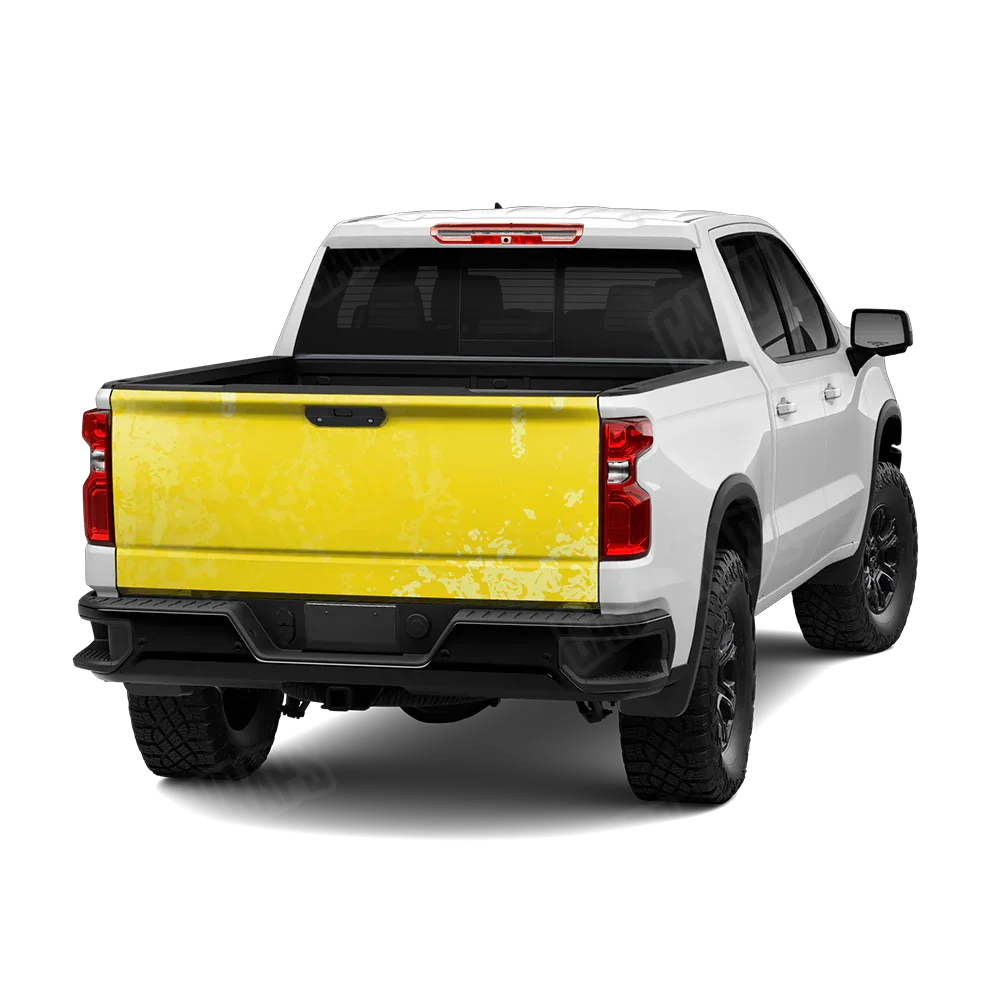 Pasted Elite Yellow Tailgate Wraps