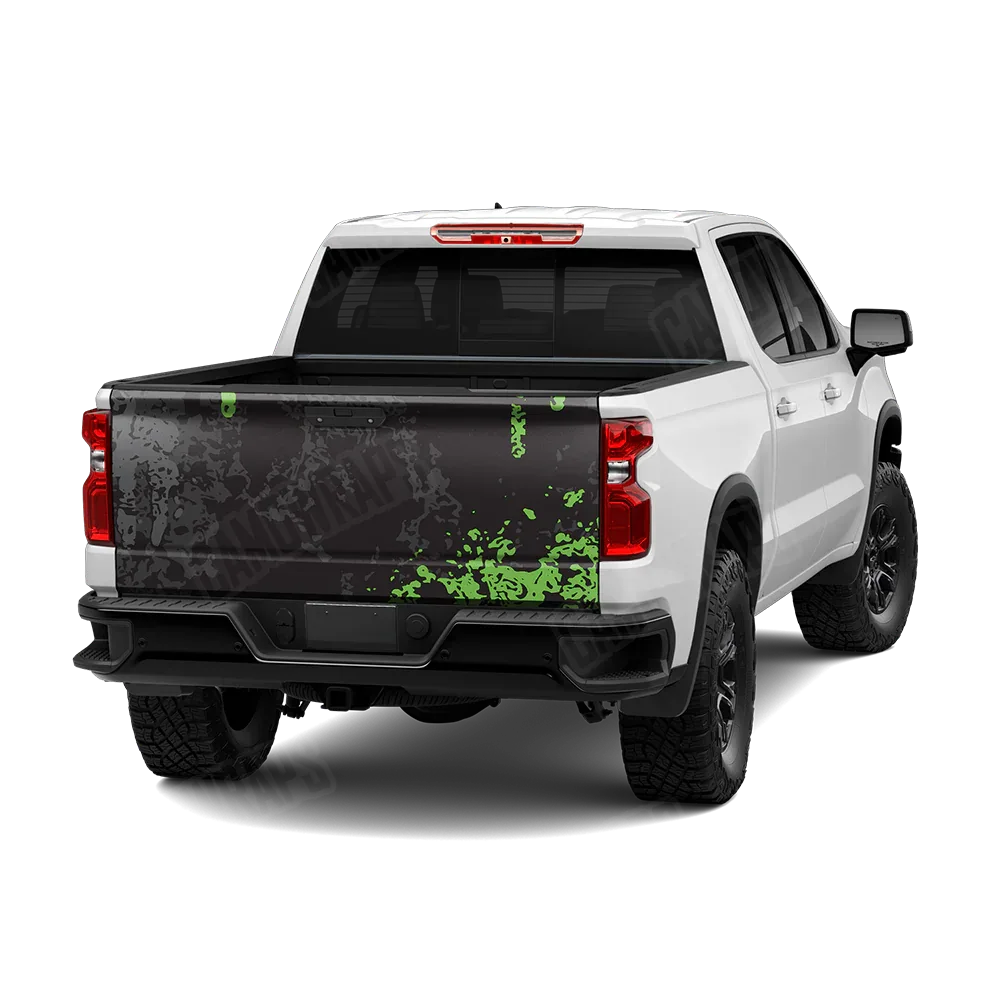Pasted Metro Green Tailgate Wraps
