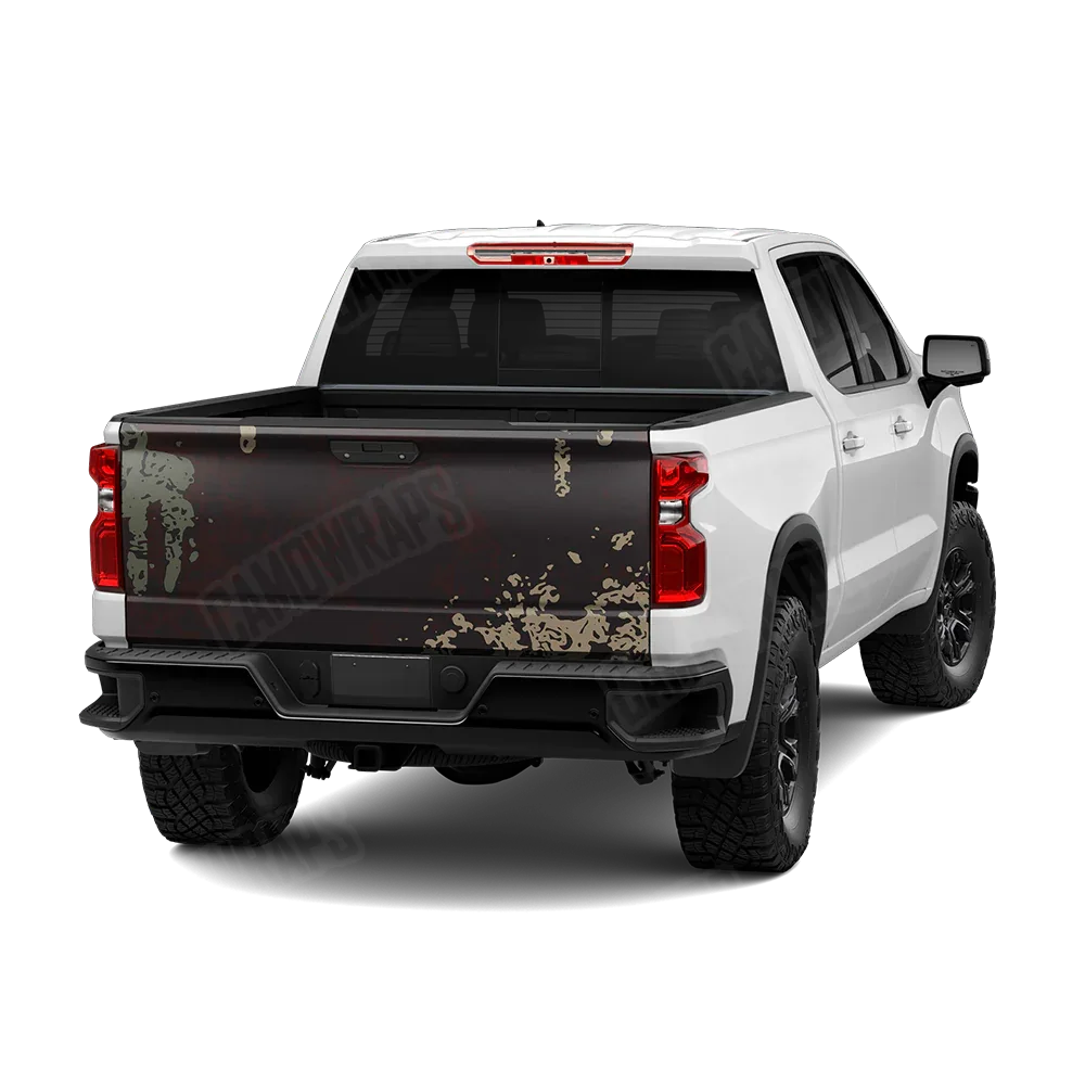 Pasted Militant Blood Tailgate Wraps