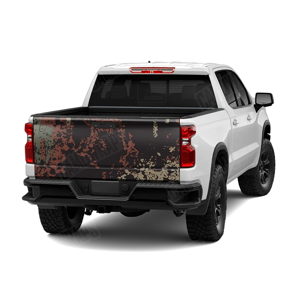 Pasted Militant Copper Tailgate Wraps