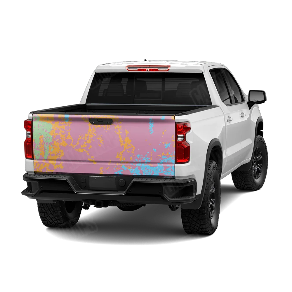 Pasted Sherbert Tailgate Wraps