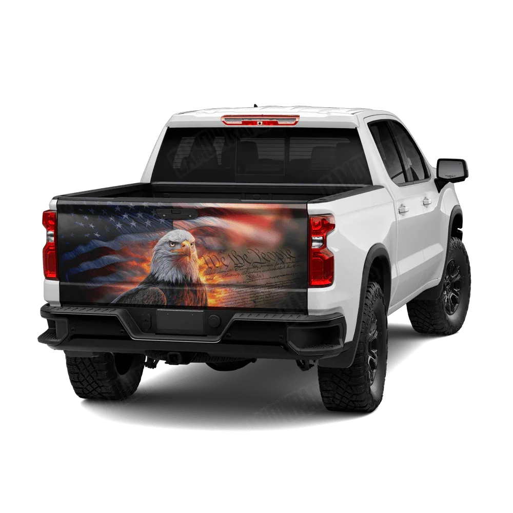 Patriotic Eagle Tailgate Wraps