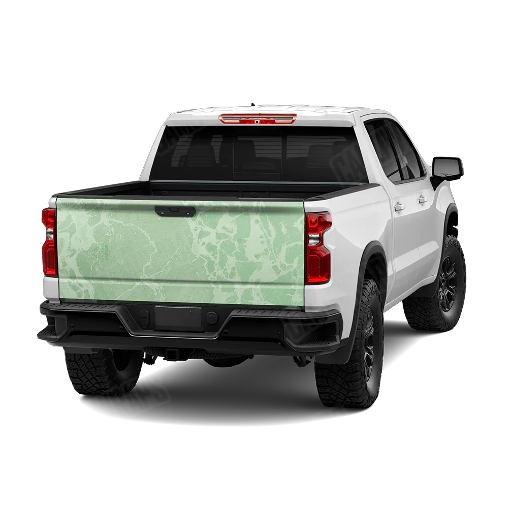 Realtree WAV3 Lime Green Tailgate Wraps