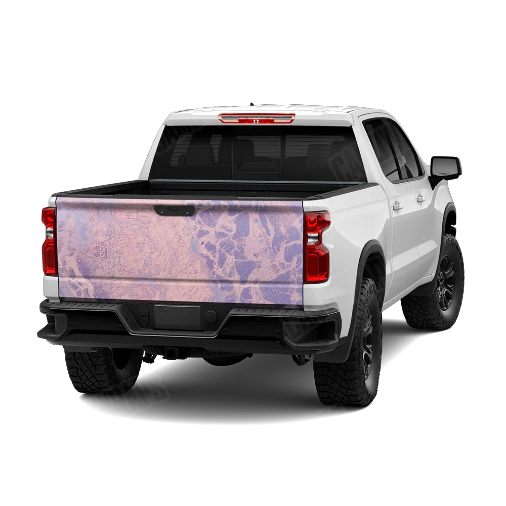 Realtree WAV3 Purple Rose Tailgate Wraps