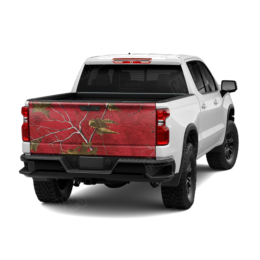 Realtree XTRA Colors Red Tailgate Wraps