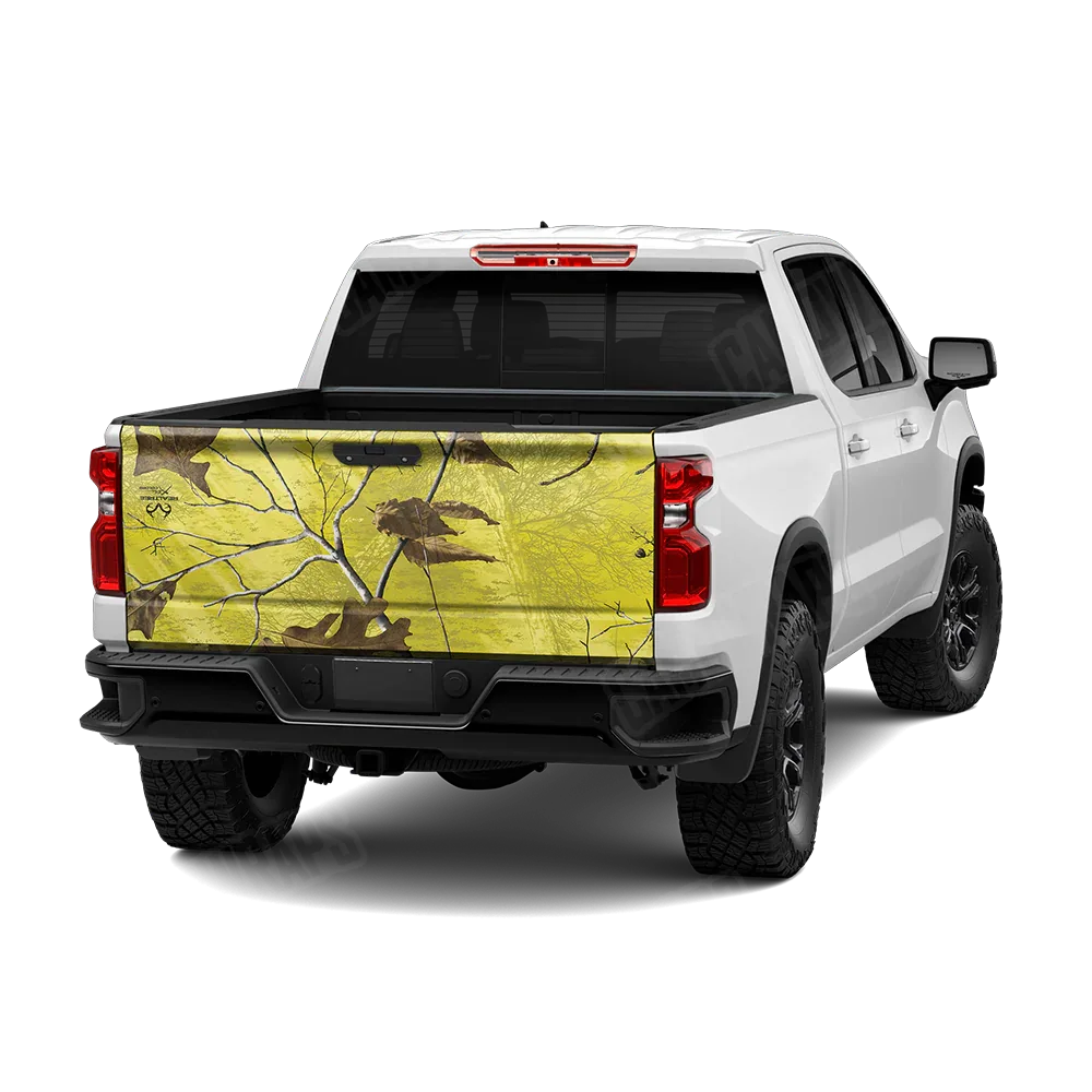 Realtree XTRA Colors Yellow Tailgate Wraps