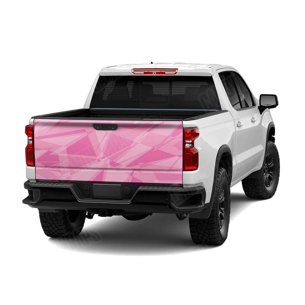 Sharp Elite Pink Tailgate Wraps