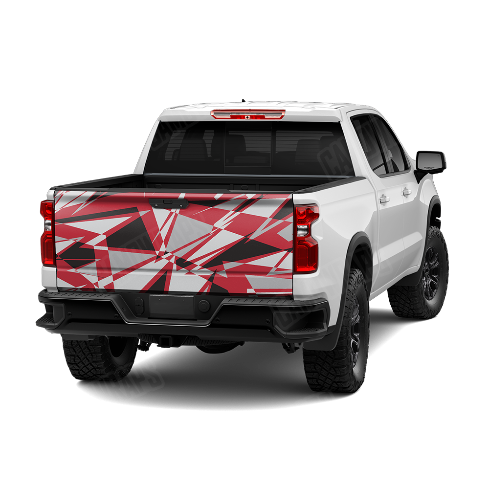 Sharp Red Tiger Tailgate Wraps