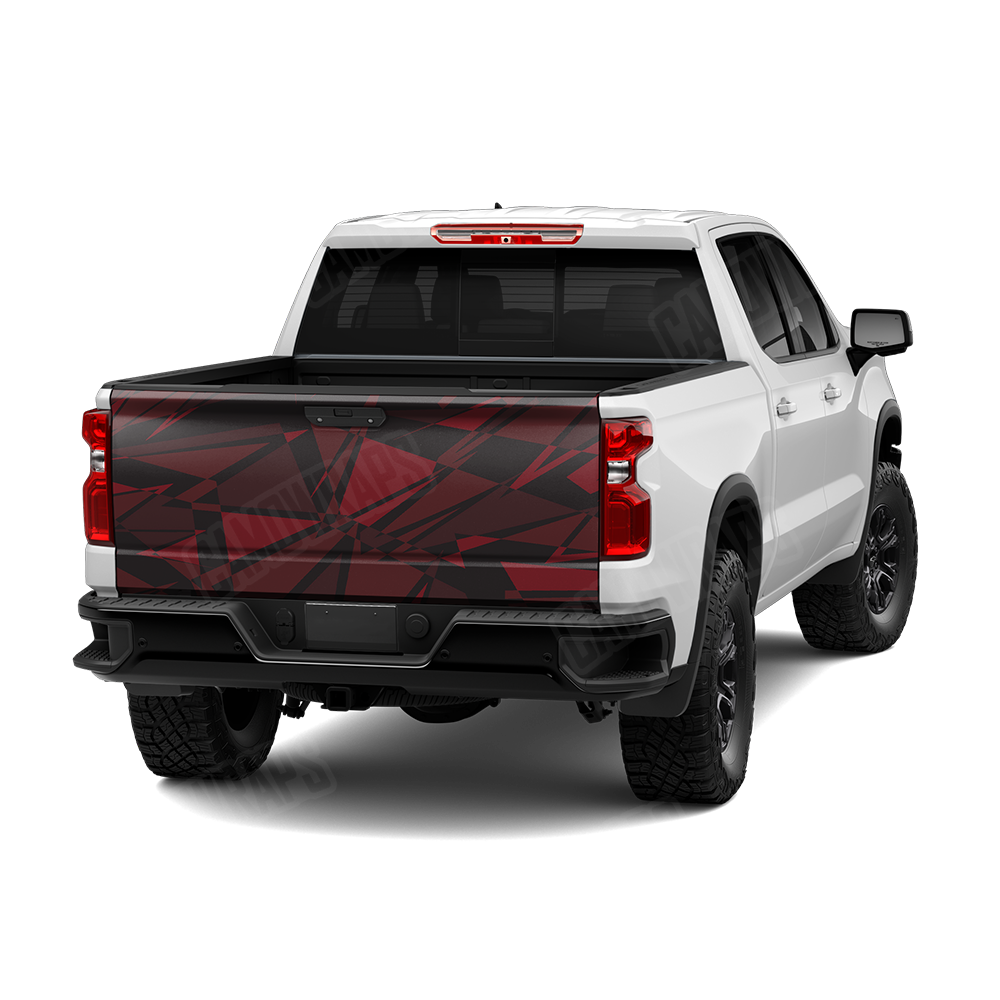 Sharp Vampire Red Tailgate Wraps