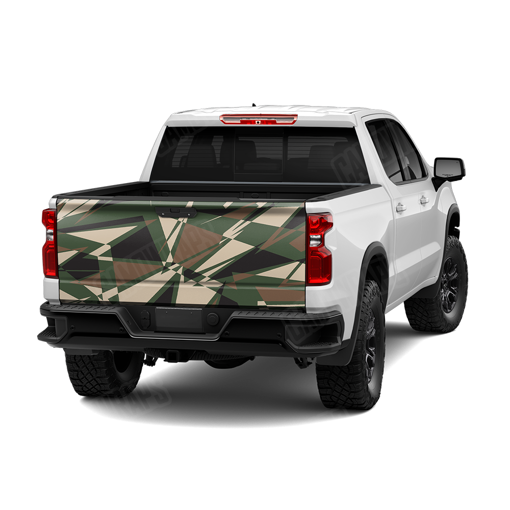 Sharp Woodland Tailgate Wraps