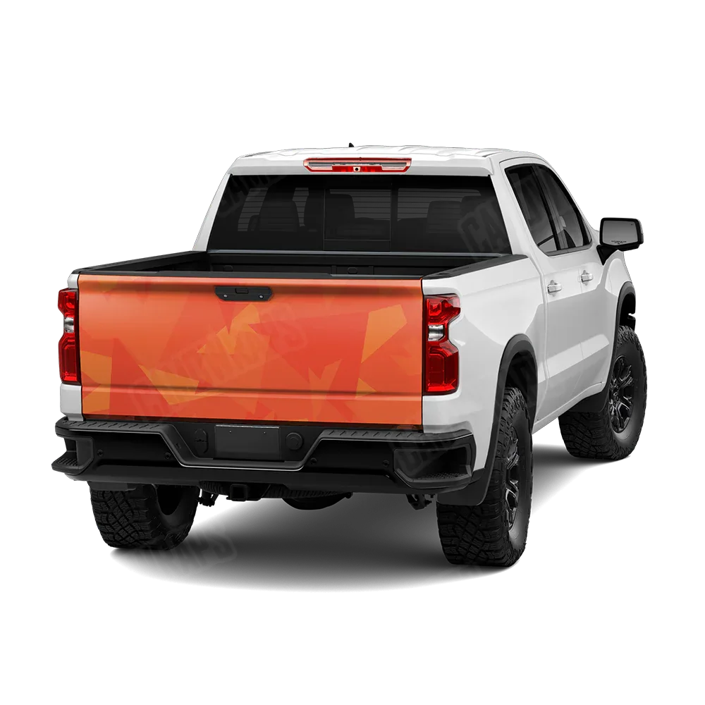 Shattered Elite Orange Tailgate Wraps