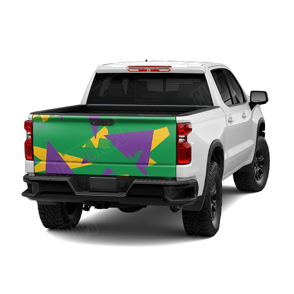 Shattered Mardi Gras Tailgate Wraps