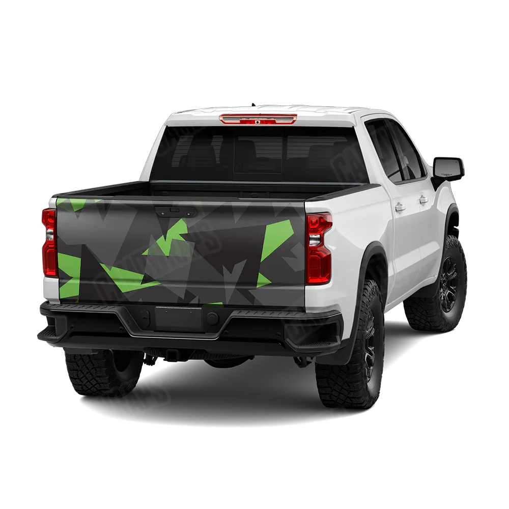 Shattered Metro Green Tailgate Wraps