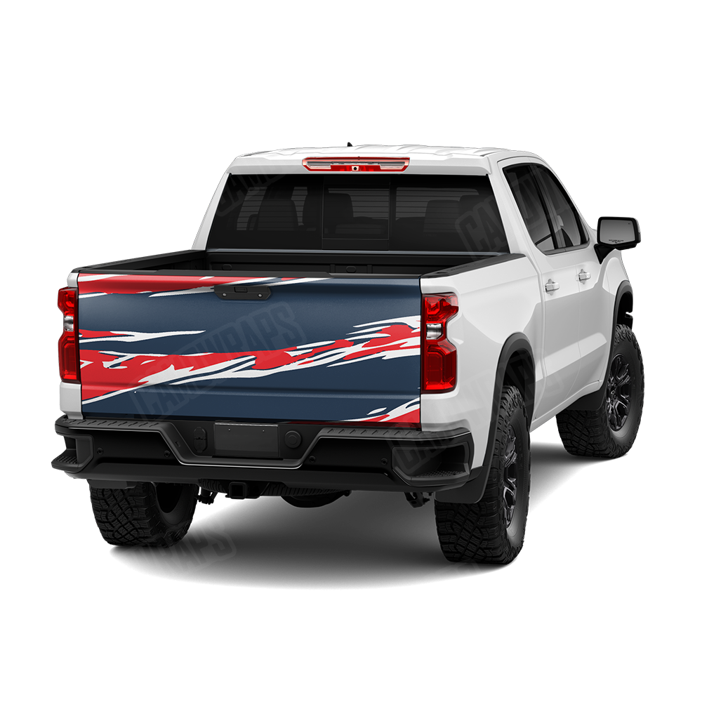 Shredded America Tailgate Wraps