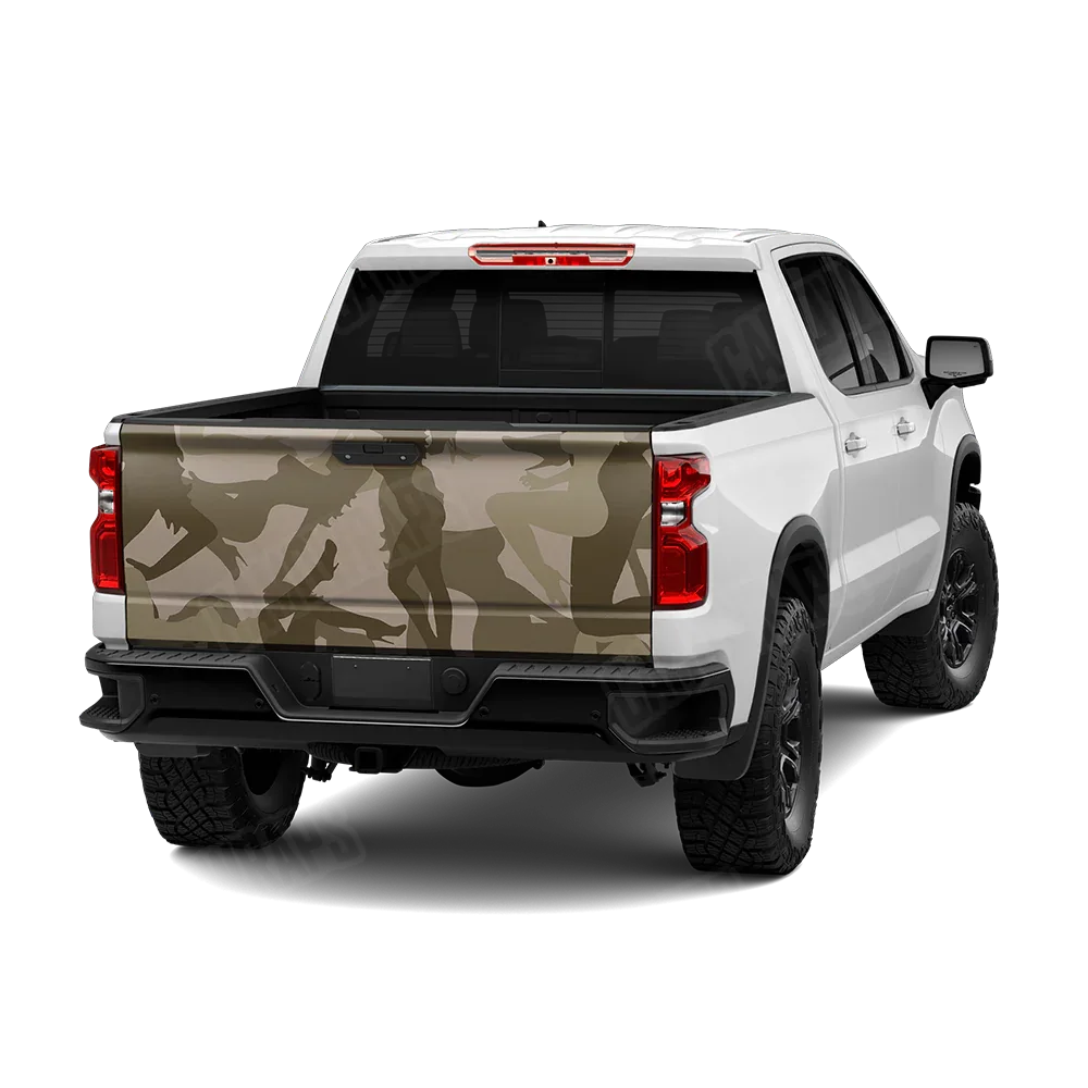Silhouette Seductive Desert Tailgate Wraps