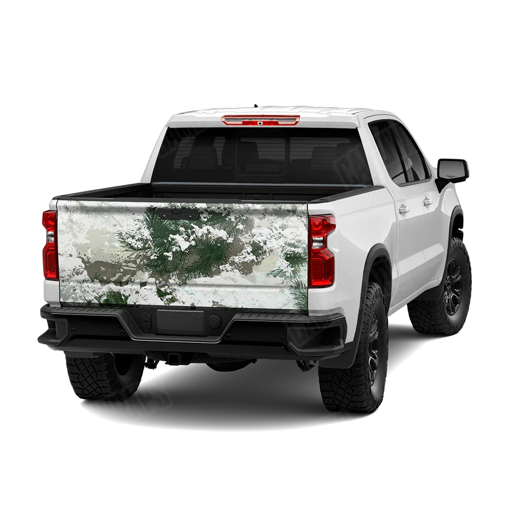 Substrate Snow Spruce Tailgate Wraps