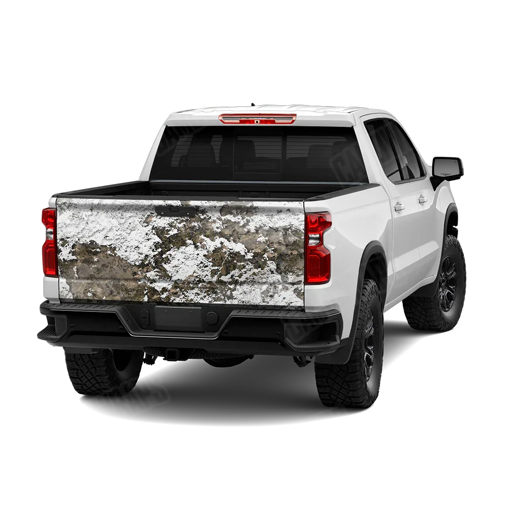 Substrate Snowfall Tailgate Wraps