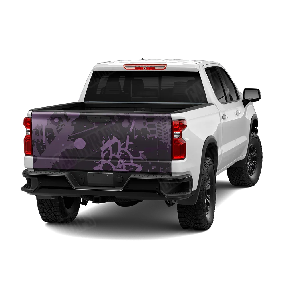 Tire Splatter Darkwing Tailgate Wraps