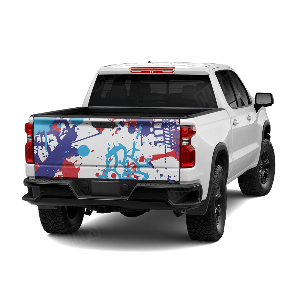 Tire Splatter M Series Tailgate Wraps