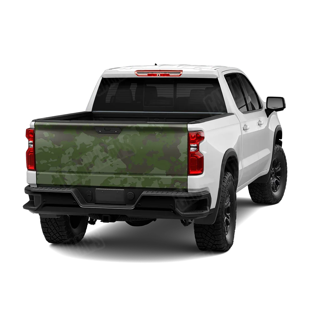 Treetop Army Dark Green Tailgate Wraps
