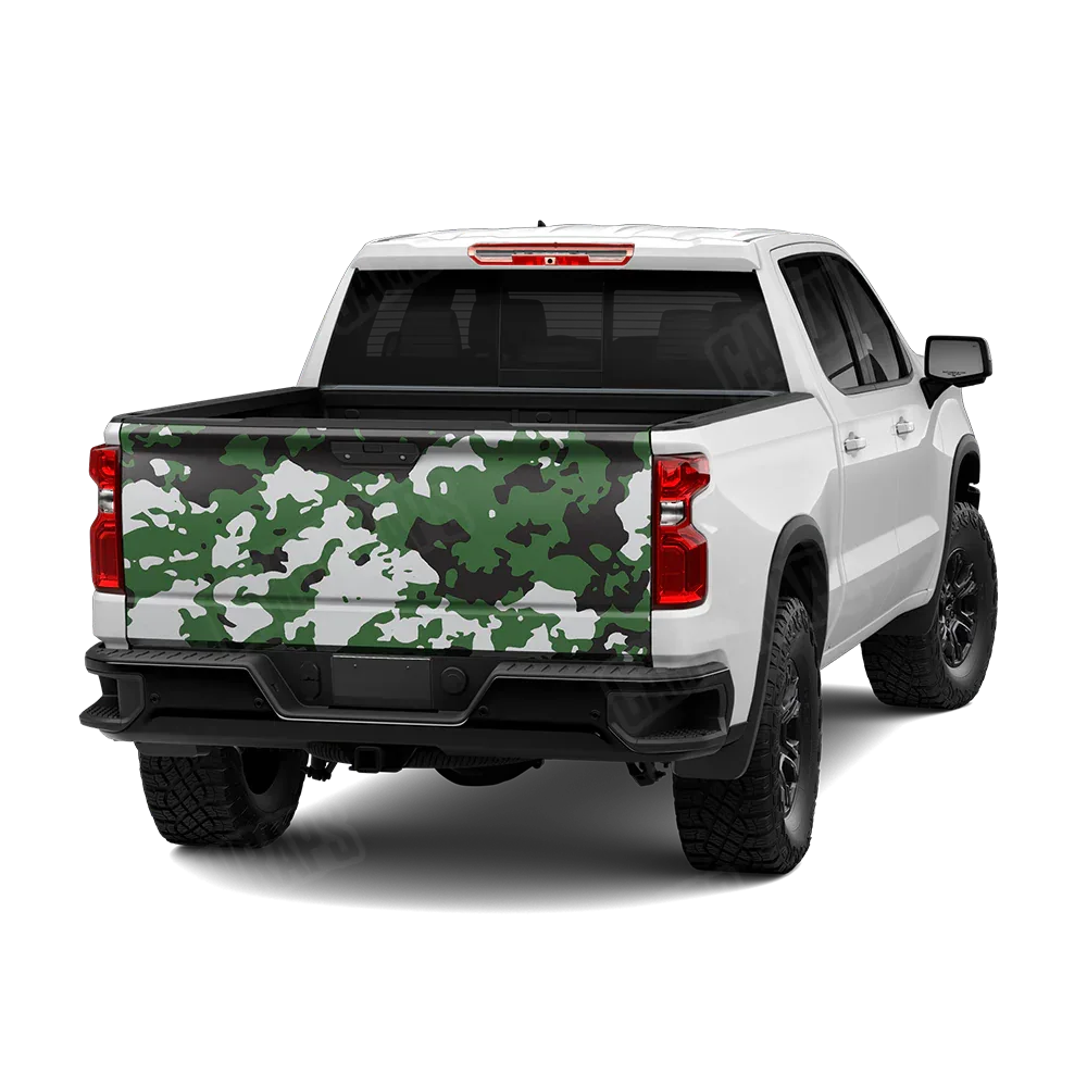 Treetop Green Tiger Tailgate Wraps