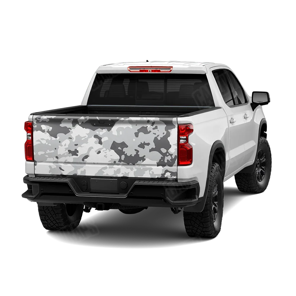 Treetop Snow Tailgate Wraps